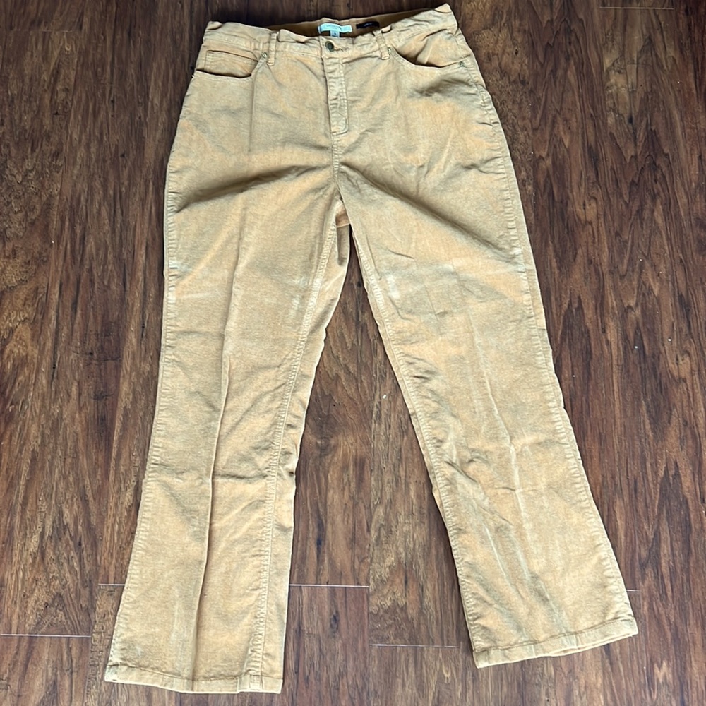 Liz Claiborne Tan Straight Leg Pants